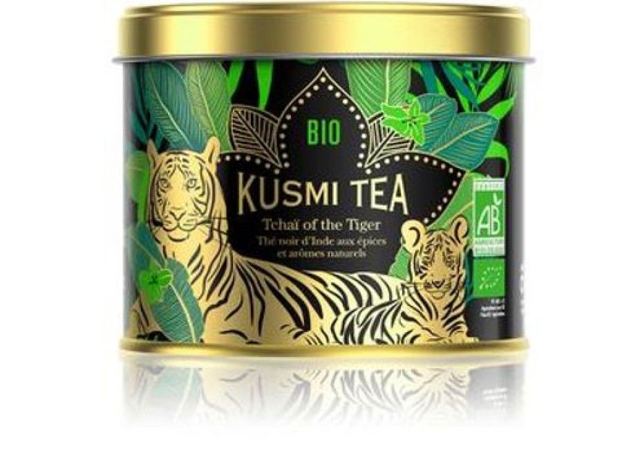 Nos Thes & Infusions Kusmitea The Noir | Tchai Of The Tiger - The Noir Bio Aux Epices