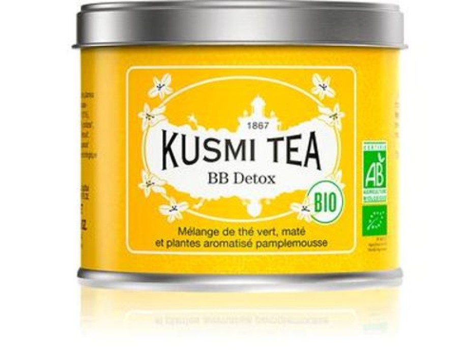 Nos Thes & Infusions Kusmitea The Vert | Bb Detox - The Vert Pamplemousse - Boite 100G