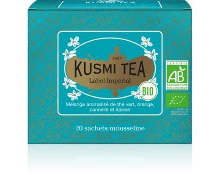 Boites & Sachets Kusmitea The Vert | Label Imperial - The Vert Cannelle - 20 Sachets