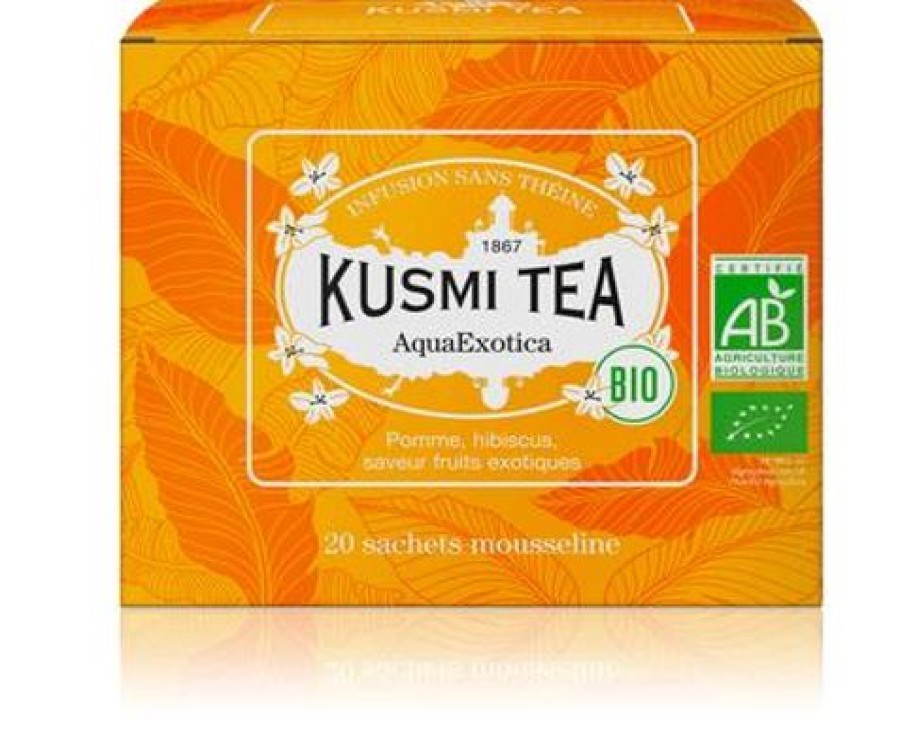 Boites & Sachets Kusmitea Infusions Et Tisanes | Aquaexotica - Infusion Hibiscus Mangue - Sachets