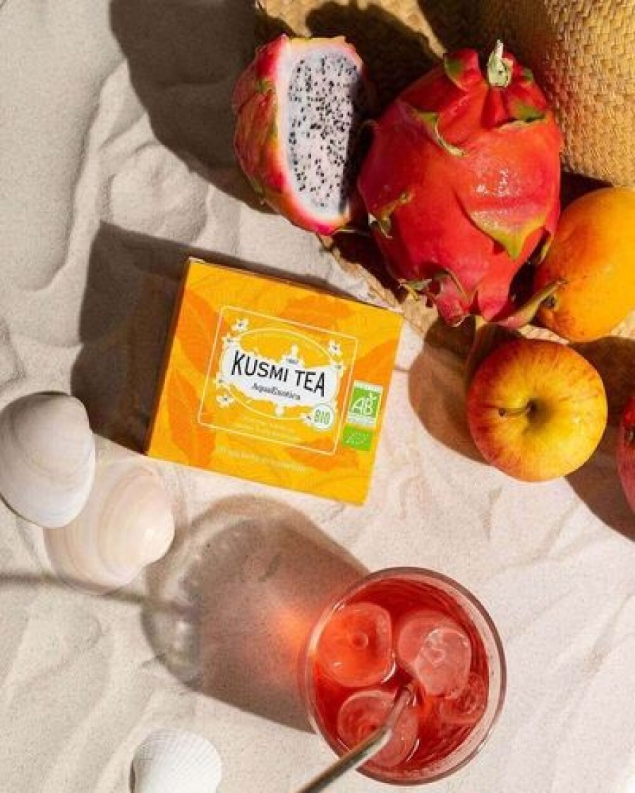 Boites & Sachets Kusmitea Infusions Et Tisanes | Aquaexotica - Infusion Hibiscus Mangue - Sachets