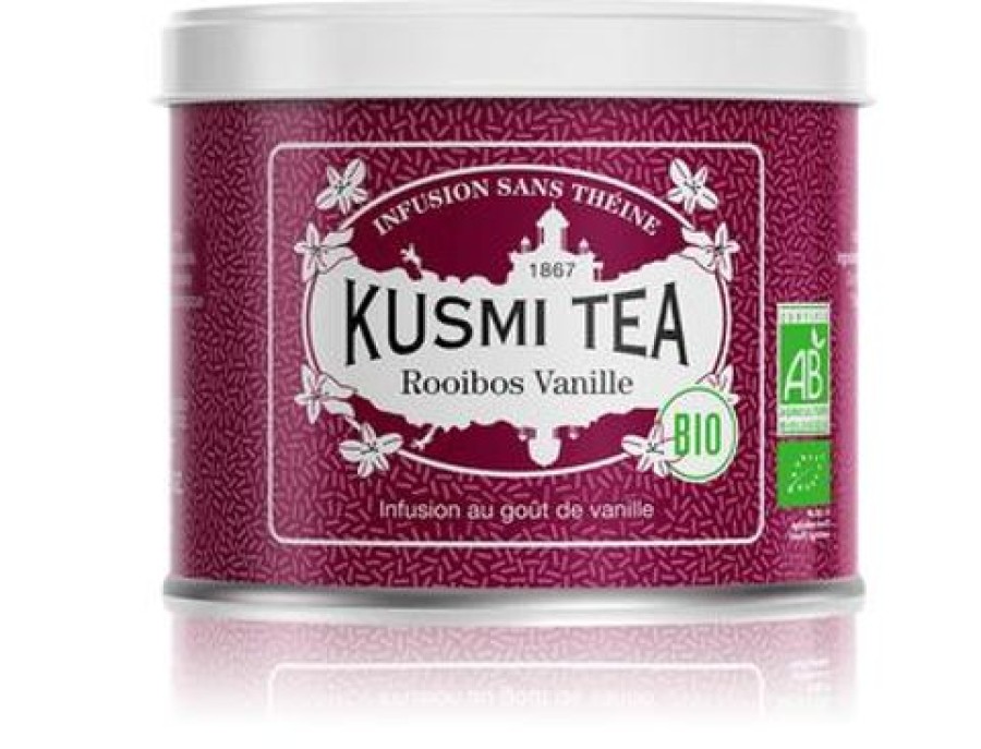 Nos Thes & Infusions Kusmitea Infusion Et Tisane | Rooibos Vanille Bio - Sans Theine - Boite 100G