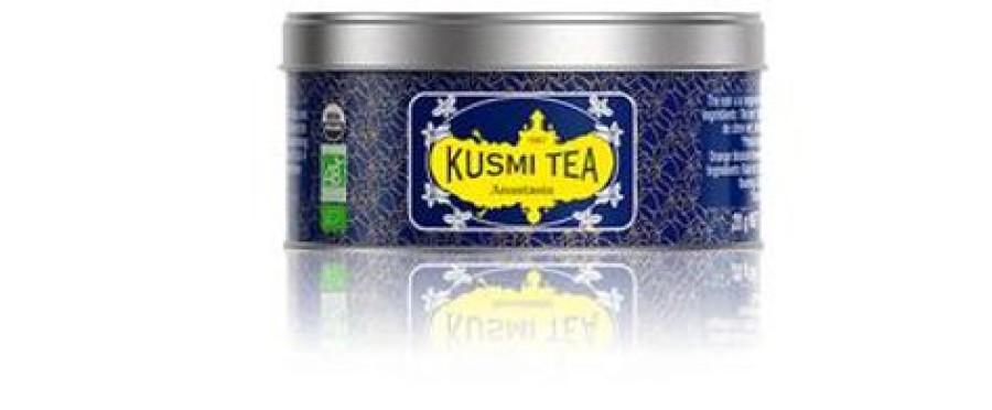 Nos Thes & Infusions Kusmitea Boites Miniatures | The Noir Earl Grey Citron - Anastasia - Boite 20G