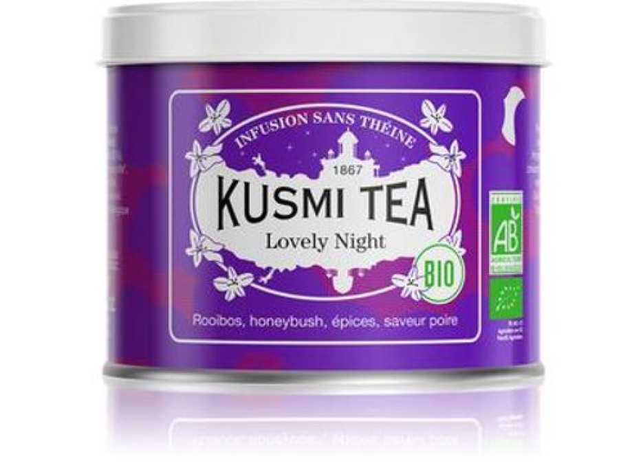 Nos Thes & Infusions Kusmitea Infusion Et Tisane | Lovely Night - Infusion Bio Au Tilleul - Boite 100G