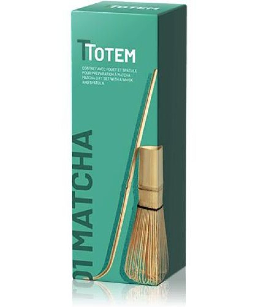 Nos Thes & Infusions Kusmitea Matcha | Coffret D'Accessoires A Matcha - Fouet Et Spatule - Kusmi Tea