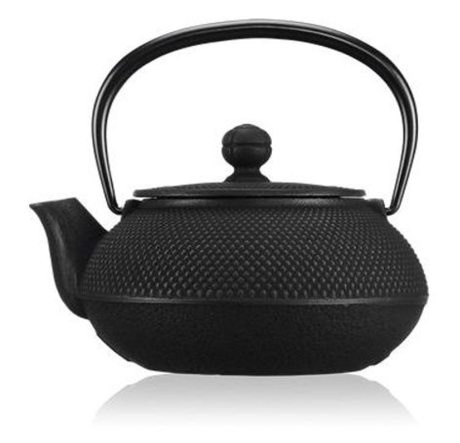 Coffrets & Cadeaux Kusmitea Thes D'Exception | Theiere Fonte Arare Iwachu Avec Filtre - 0,80L Noir