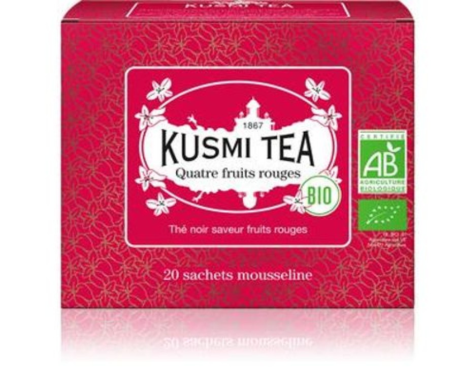 Nos Thes & Infusions Kusmitea Sachets De The | The Noir Aux Fruits Rouges Bio - 20 Sachets