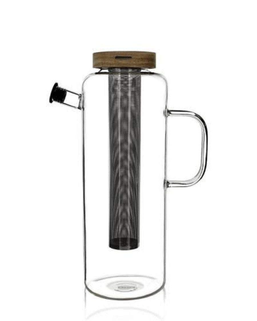 Accessoires Kusmitea Theieres | Theiere En Verre Carafe Ogo 1,2L Avec Filtre