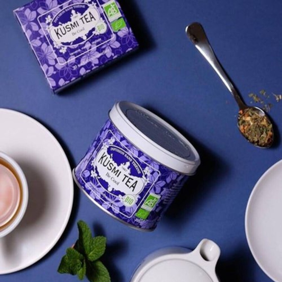 Nos Thes & Infusions Kusmitea Infusion Et Tisane | Be Cool - Infusion Bio A La Verveine - Boite 90G