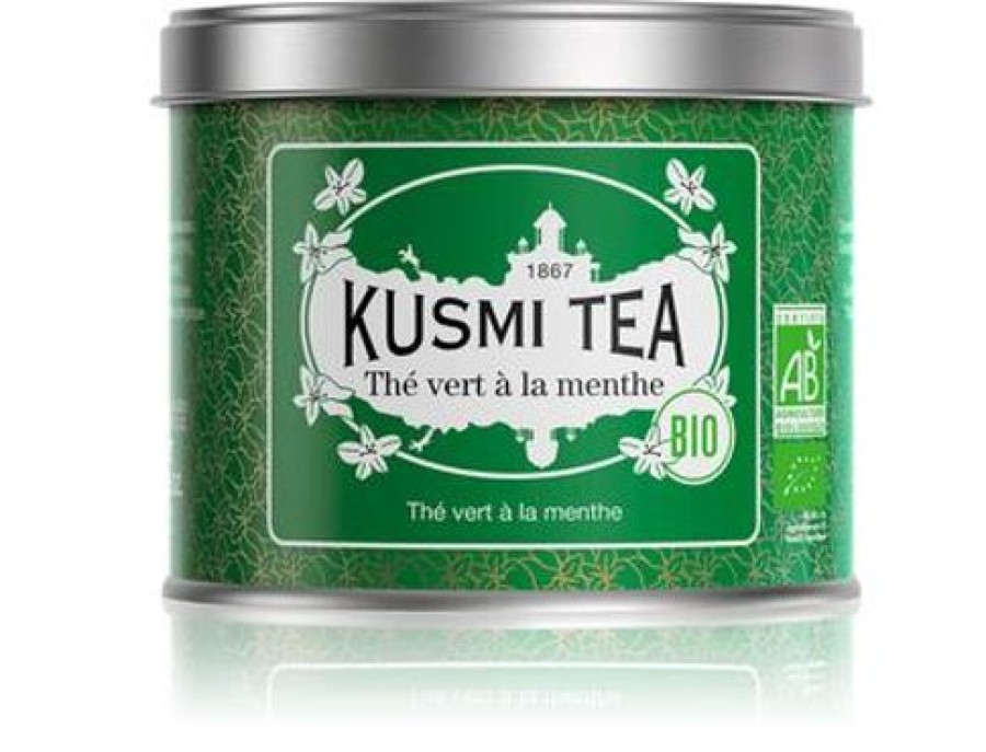 Nos Thes & Infusions Kusmitea The Vert | The Vert A La Menthe Bio Du Maroc