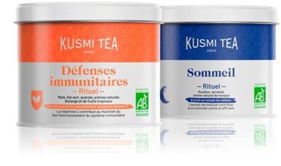 Nos Thes & Infusions Kusmitea The Et Infusion Sante | Duo Bien-Etre - Kusmi Tea