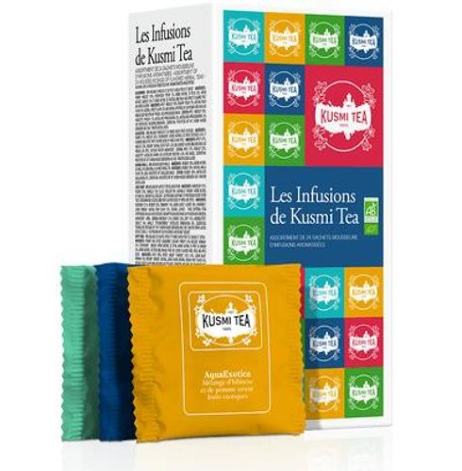 Boites & Sachets Kusmitea Coffrets | Coffret Les Infusions De Kusmi Tea Bio - Kusmi Tea