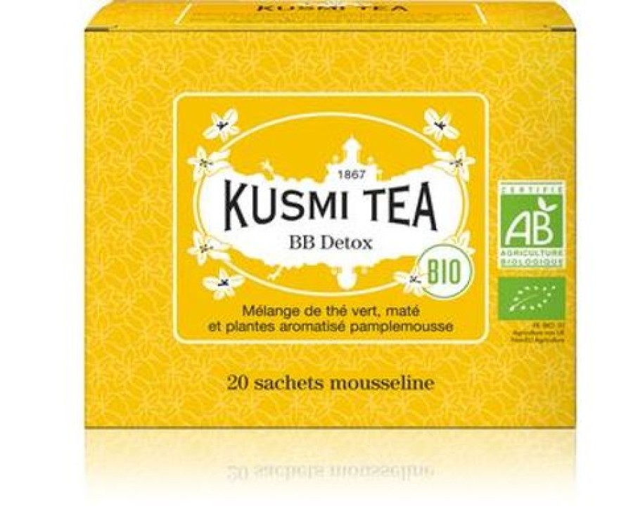 Nos Thes & Infusions Kusmitea Sachets De The | Bb Detox - The Vert Pamplemousse - 20 Sachets