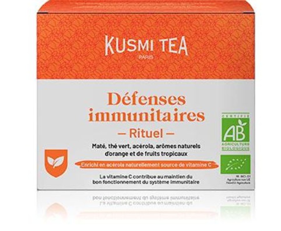 Nos Thes & Infusions Kusmitea Sachets De The | Rituel Defenses Immunitaires - Cure De Vitamine C