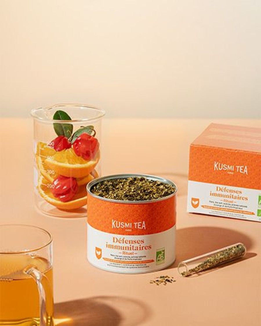 Nos Thes & Infusions Kusmitea Sachets De The | Rituel Defenses Immunitaires - Cure De Vitamine C