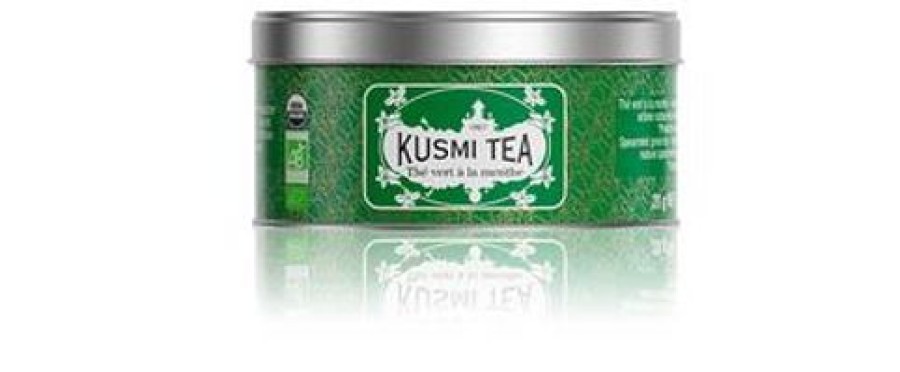 Nos Thes & Infusions Kusmitea Boites Miniatures | The Vert A La Menthe Bio Du Maroc - Boite 20G