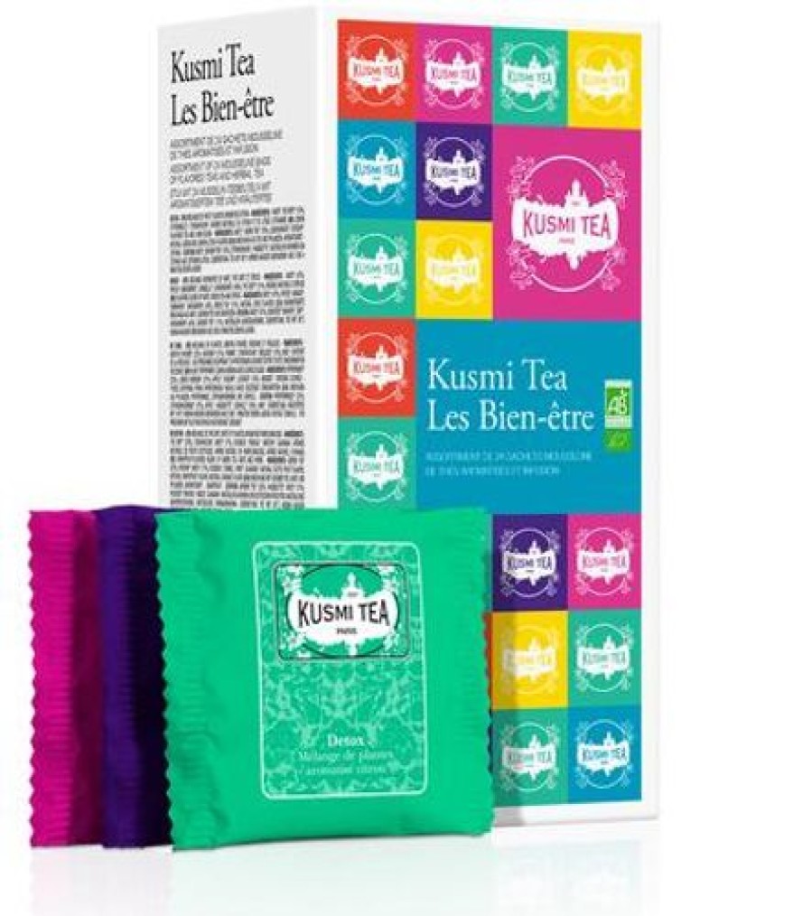 Nos Thes & Infusions Kusmitea Coffrets | Coffret Les Bien-Etre Bio - Kusmi Tea