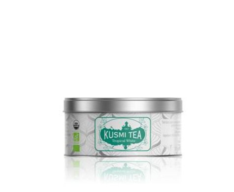 Nos Thes & Infusions Kusmitea Boites Miniatures | Tropical White - The Blanc Bio Mangue Passion