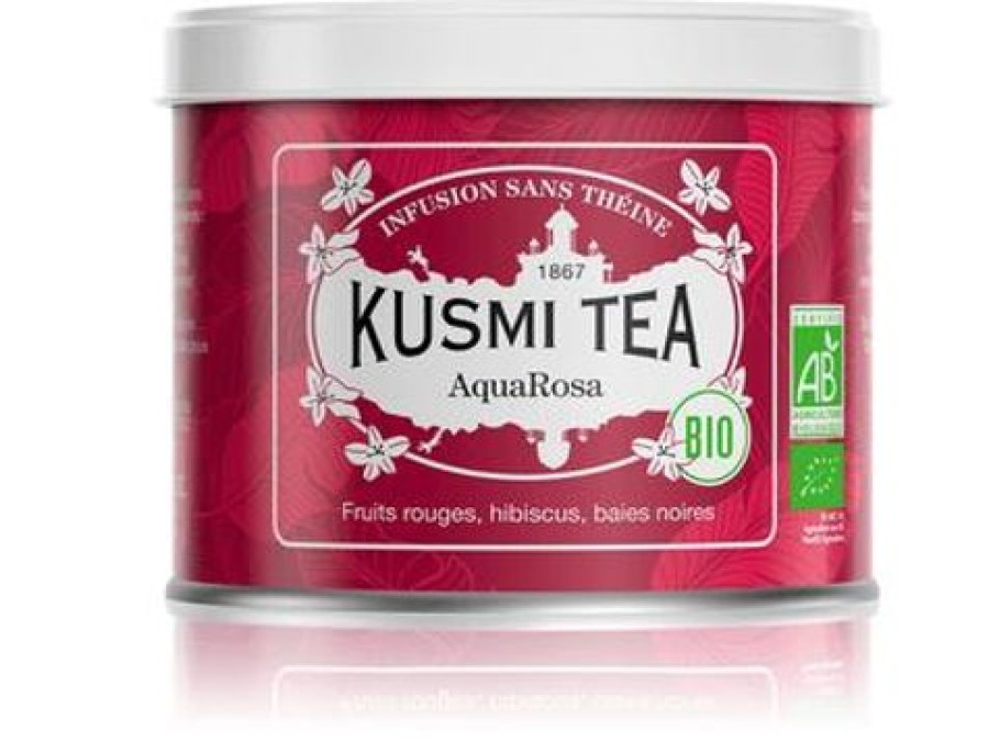 Nos Thes & Infusions Kusmitea Infusion Et Tisane | Aquarosa - Infusion Hibiscus Et Fruits - Boite 100G