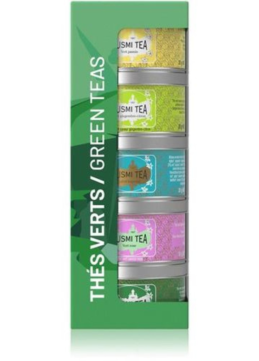 Nos Thes & Infusions Kusmitea Coffrets | Coffret Les Thes Verts Bio - Kusmi Tea