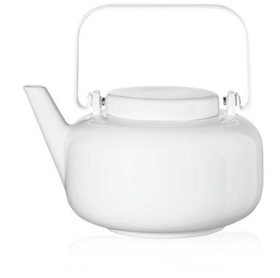 Accessoires Kusmitea Theieres | Theiere Blanche En Porcelaine 1L Avec Filtre